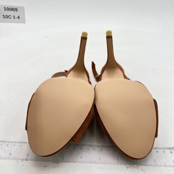 FSJ Women Elegant Slingback Sandals Stiletto High Heel Peep Toe Crisscross - Picture 7 of 8